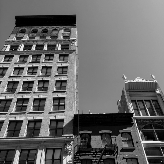 建筑，城市，城市，soho，纽约，黑白，建筑外观，建筑结构