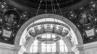 建筑，建筑，后堂，美国，普罗维登斯，罗德岛，州议会大厦，拱门，拱门