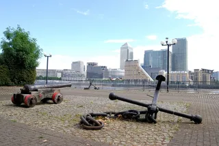 金丝雀码头，伦敦，商业，建筑，城市景观，现代，地标，河流