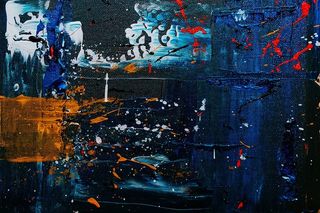 五彩抽象画，创意，绘画，全画框，无人物，艺术和工艺，墙壁建筑特征，涂鸦