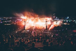 音乐会上的人群