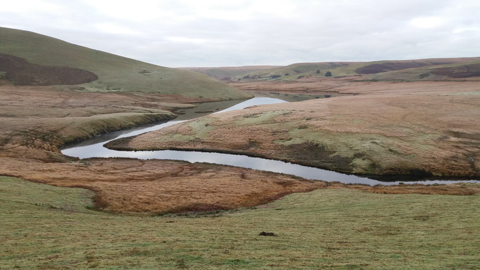 英国，elan valley，river，valley，wales，meander，乡村，宁静