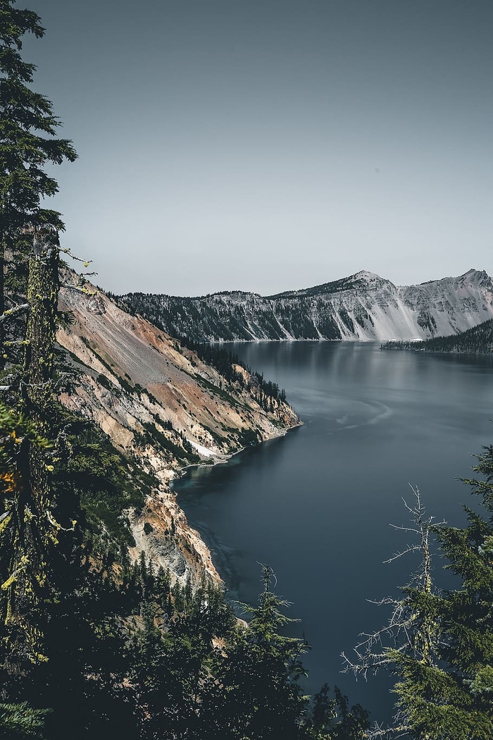 湖，峭壁，山，森林，水，自然，小径，冒险