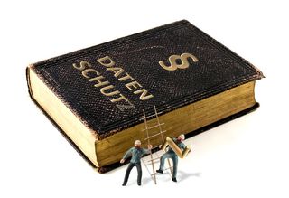 隐私政策、盗窃、微型人物、段落、滥用、黑客、隐私、dsgvo