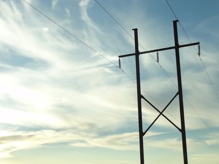 天空，投票，线，云，云天，低角度视图，燃料和发电，技术