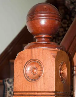 纽厄尔，木材，柱子，楼梯，栏杆，建筑，建筑，工艺