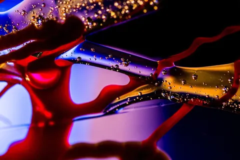 水, 油漆, 颜色, 创意, 绘画, 托盘, 特写, 室内