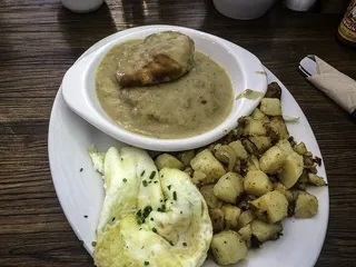 饼干和肉汁早餐