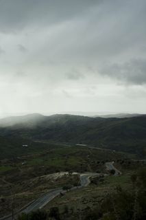 云，山，路，天，蜿蜒的路，云-天，风景-自然，环境