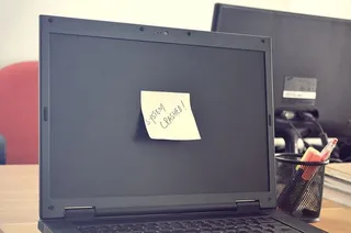 崩溃的笔记本电脑