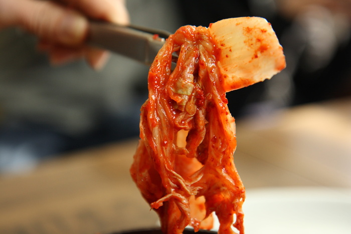 特写照片，食物，泡菜，Baechu，韩国食物，Baechu泡菜，传统食物，配菜