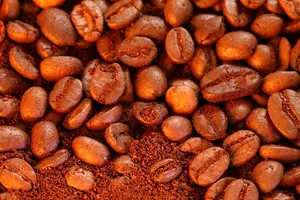 豆、背景、宏、图案、食物、饮料、深色、摄影