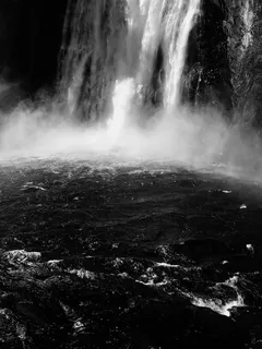 加拿大，魁北克市，蒙特莫伦西瀑布，瀑布，湖泊，瀑布，黑色，水