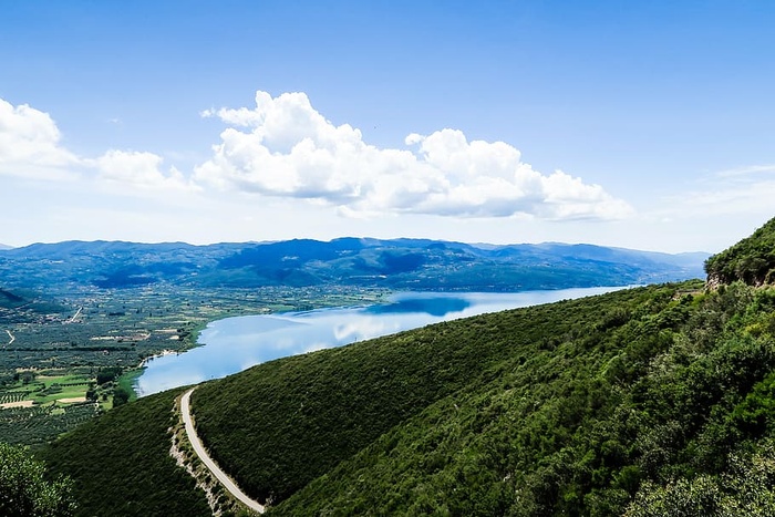 乡村、日光、草、山、风景、山、自然、户外