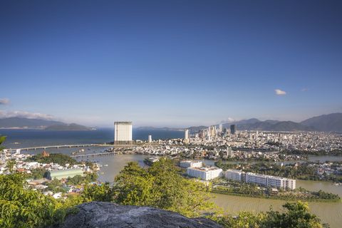 城市景观航空摄影