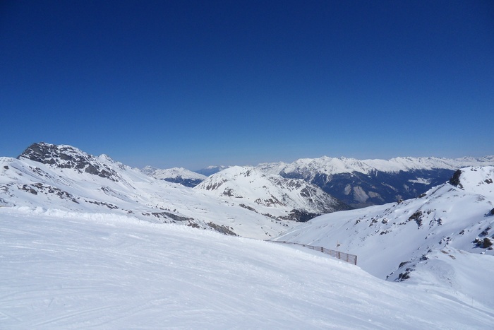 滑雪道、冬季、雪、风景、山脉、阿尔卑斯山、格劳布登、瑞士
