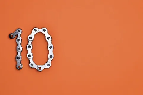 自行车链形成1和0