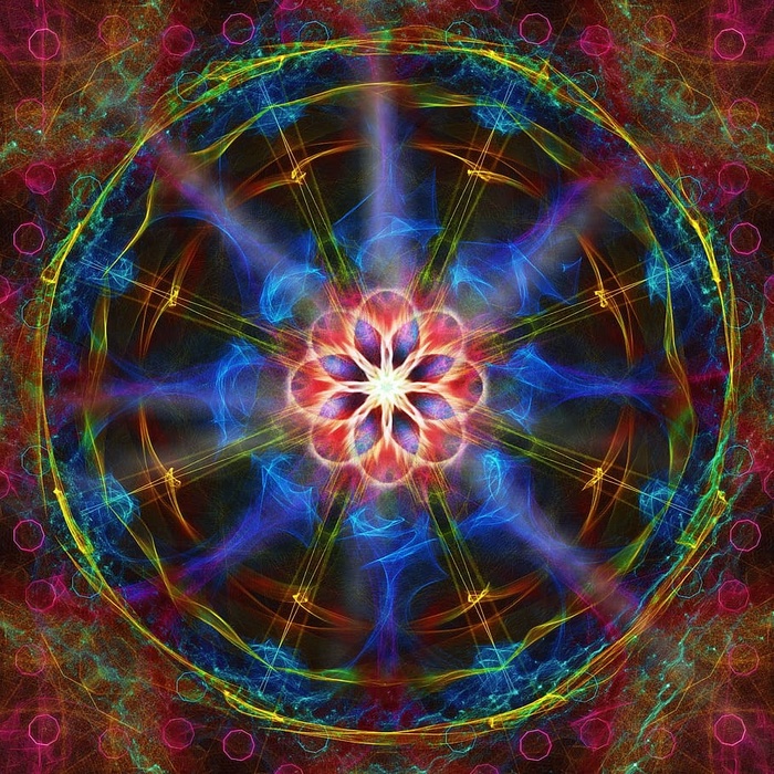 曼荼罗，图案，万花筒，背景，结构，背景图案，图形，背景图像