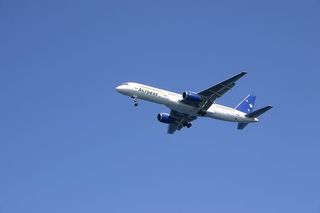 飞机，希腊，飞机，天空，飞行，飞机，蓝色，运输