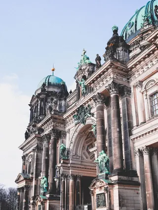 德国，柏林，城市景观，建筑，建筑，结构，最小，透视