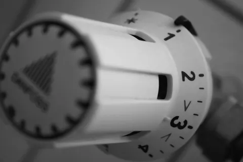 特写，照片，仪表，控制器，加热，温度控制器，加热成本，节省