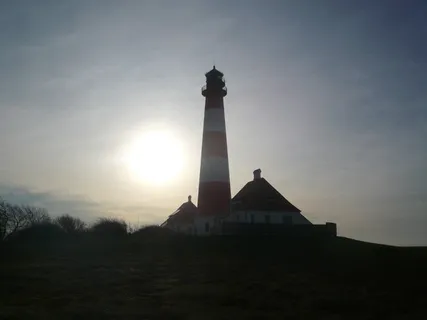 westerhever、北海、灯塔、nordfriesland、建筑、天空、建筑结构、建筑外观 westerhever、北海、灯塔、nordfriesland、建筑、天空、建筑结构、建筑外观