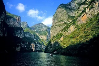 身体、水、山、三峡、景观、中国、长江、小三峡