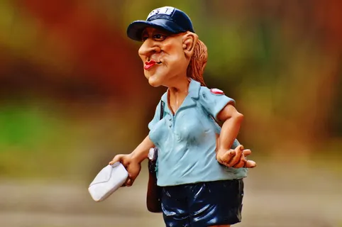 女邮递员，公务员，信件，寄往的地方，送货，发货，信使，送货人