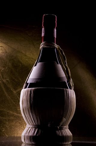 葡萄藤，葡萄酒，普通，瓶子，棕色，庆祝，古典，杯子