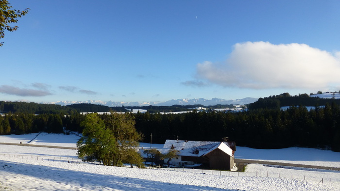 Allgäu，Winter，Blast，Snow，Mountains，Winter Blast，Snow，Mountains，panorama