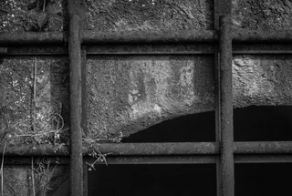 网格、通道、入口、通道、黑白、旅行、路径、长路