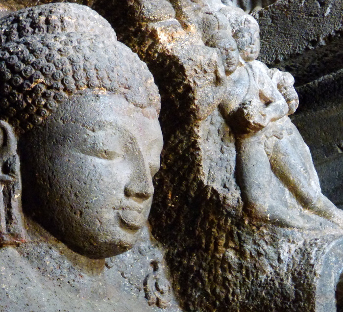 ajanta、ellora、洞穴雕塑、石雕、印度寺庙、洞穴、建筑、印度教