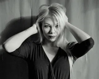 美国，圣克劳德，圣克劳德州立大学，头发，一个人，年轻女性，肖像，年轻成年人