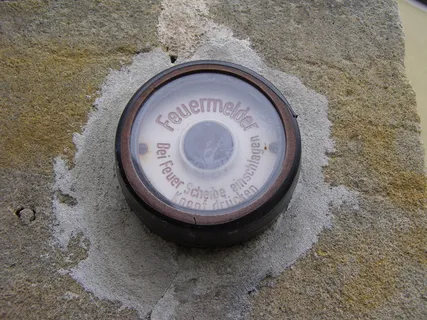 火灾，探测器，按钮，feurmelder，火灾探测器，报警器，火灾报警系统，无人