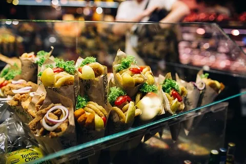 西班牙巴塞罗那拉博克利亚食品市场