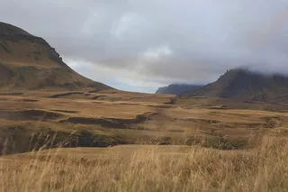 冰岛，斯科加福斯，云，十月，欧洲，田野，山谷，自然