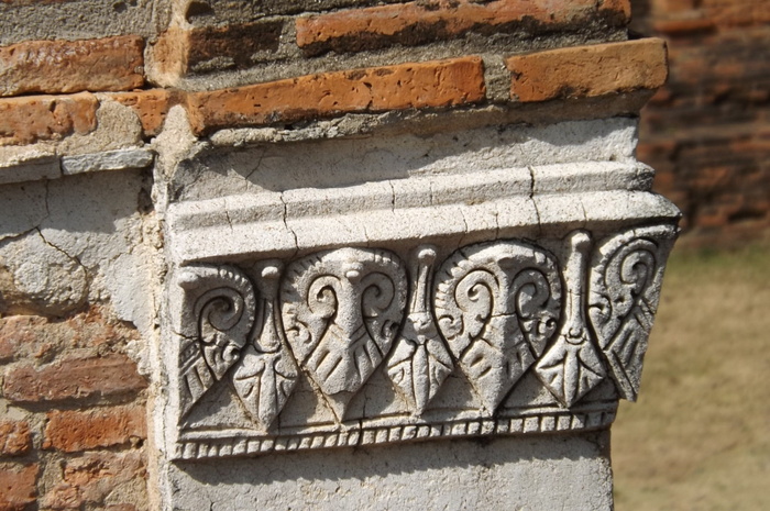 灰泥，wat mahathat lopburi，lop buri，建筑，艺术和工艺，建筑结构，无人，墙体建筑特征