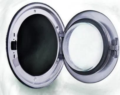 打开、洗衣机、盖子、洗衣机、油漆、插图、图纸、门