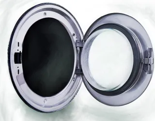 打开、洗衣机、盖子、洗衣机、油漆、插图、图纸、门