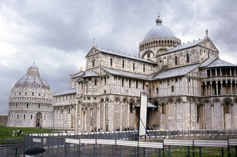 意大利，比萨，大教堂，教堂，天主教，建筑外观，建筑，圆顶