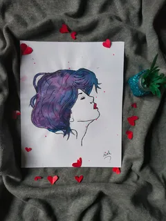 女人的插图