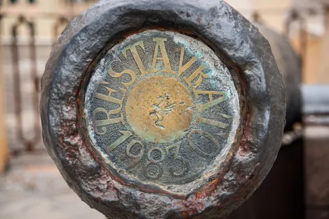 旧、铁、枪、金属、特写、聚焦前景、无人、形状