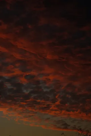 天空，云天，日落，自然之美，宁静，风景-自然，橙色，宁静的景色