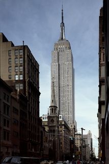 帝国大厦，曼哈顿，纽约，城市，摩天大楼，天际线，建筑，中城