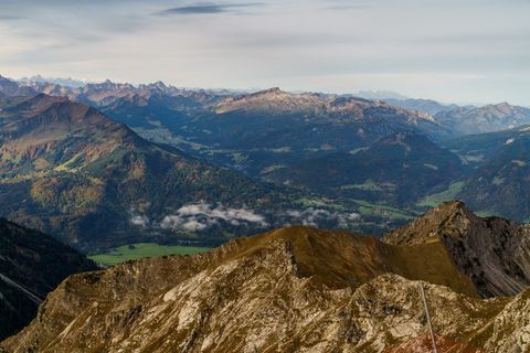 oberstdorf、foghorn、kleinwalsertal、ifen、valley、mountains、alpine、allgäu oberstdorf、foghorn、kleinwalsertal、ifen、valley、mountains、alpine、allgäu
