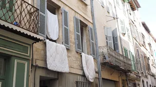 公寓, 城市, 市中心, 羽绒被, 空气, 地中海, 窗口, 胡同