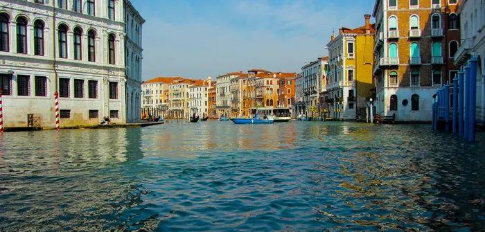 旅行、度假、度假、意大利、威尼斯、水道、海峡、格兰德运河