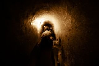 墨西哥，墨西哥城，隧道，向导，废墟，恐怖，幽灵，恐惧
