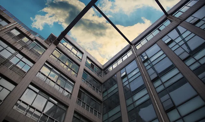 河北科技大学，公共教学楼，教学楼，建筑，云天，建筑结构，建筑外观，天空