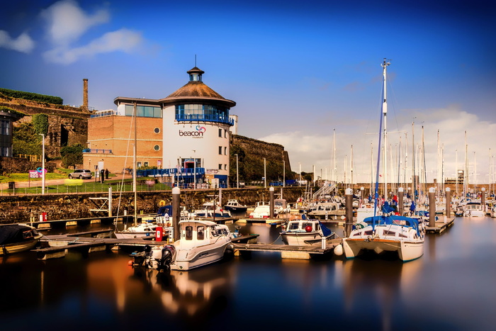 whitehaven、marina、Harbor、port、cumbria、船只、beacon博物馆、航海船只